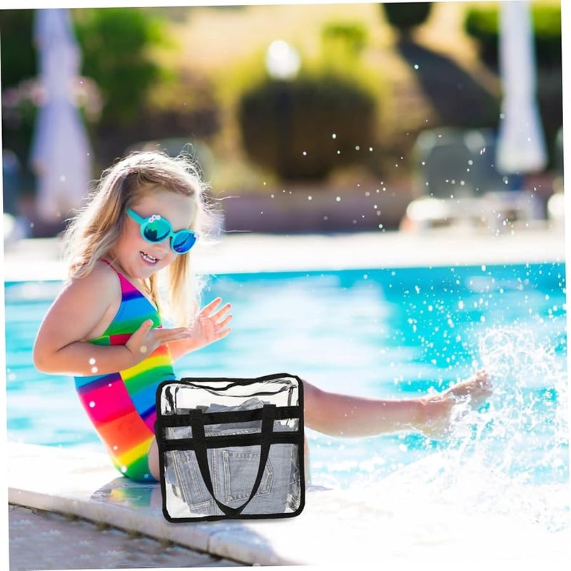 Large Capacity Waterproof Toiletry Tote Bag with Multiple Pockets for Travel and Everyday Use - Image 2